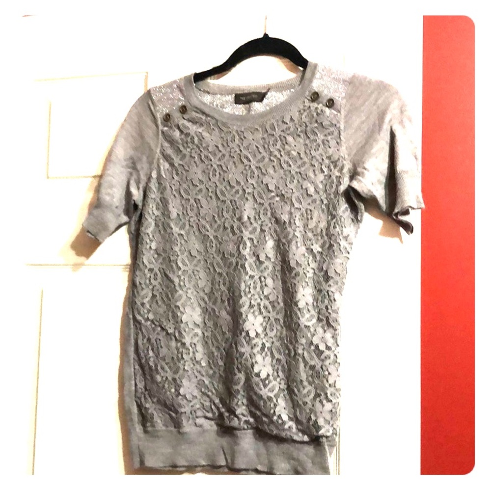 The limited short sleeve sweater